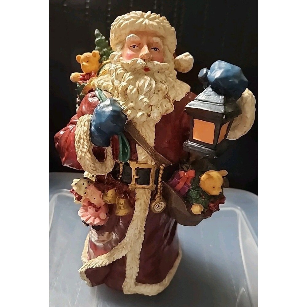 Vtg Musical Santa Claus Ranger Norcross Of Georgia We Wish You A Merry Christmas